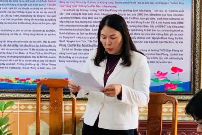 CHI BỘ TRƯỜNG THCS GIAO PHONG TỔ CHỨC HỘI NGHỊ KIỂM ĐIỂM, ĐÁNH GIÁ VÀ XẾP LOẠI CHẤT LƯỢNG ĐỐI VỚI TẬP THỂ, CÁ NHÂN NĂM 2025