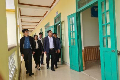 ĐOÀN KIỂM TRA PHỔ CẬP GIÁO DỤC, XOÁ MÙ CHỮ NĂM 2025 CỦA SỞ GD&ĐT NINH BÌNH ĐẾN THĂM VÀ LÀM VIỆC TẠI TRƯỜNG THCS GIAO PHONG